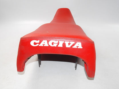 NOS 1983 CAGIVA ALETTA ROSSA 350 SEAT RED SADDLE FOAM COVER PAN DUCATI 800038146 - MotoRaider