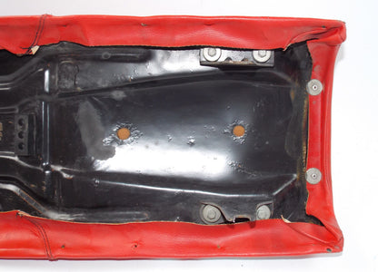 NOS 1983 CAGIVA ALETTA ROSSA 350 SEAT RED SADDLE FOAM COVER PAN DUCATI 800038146 - MotoRaider