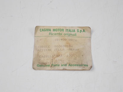 NOS 1983 CAGIVA ALETTA ROSSA 350 SEAT RED SADDLE FOAM COVER PAN DUCATI 800038146 - MotoRaider