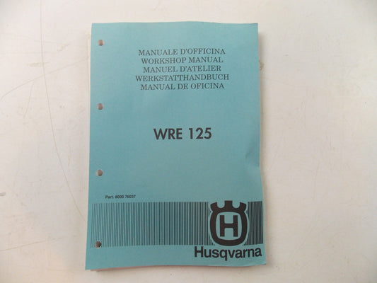 NOS HUSQVARNA 1994  WORKSHOP MANUAL WRE125 9000-76037 - MotoRaider