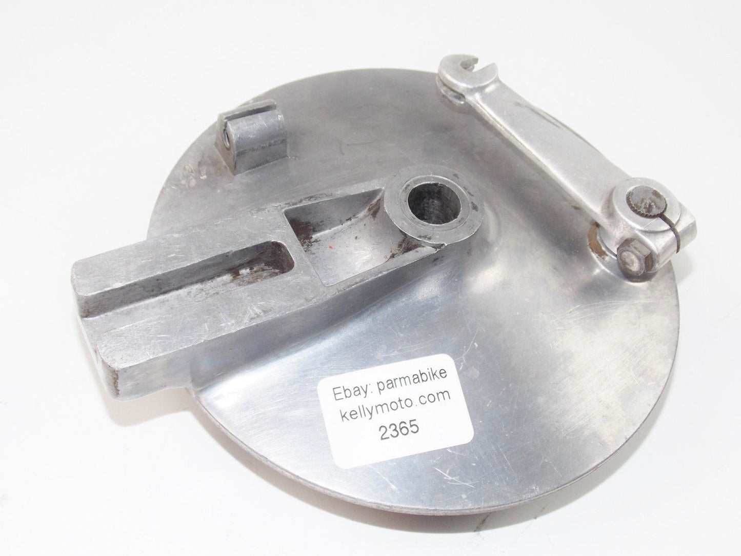 1969 HUSQVARNA 360C  ENDURO FRONT WHEEL BRAKE PLATE - MotoRaider