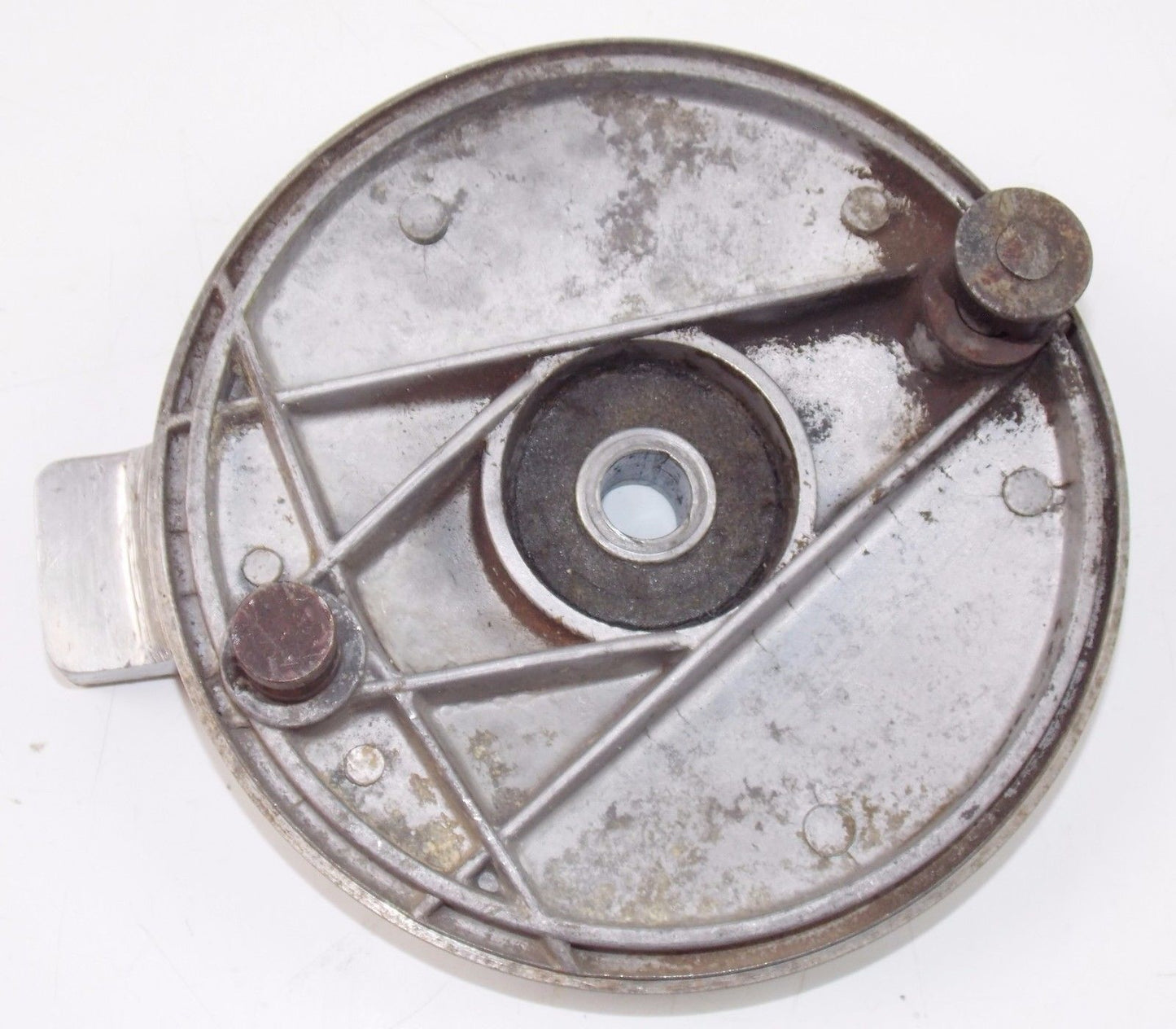 1969 HUSQVARNA 360C  ENDURO FRONT WHEEL BRAKE PLATE - MotoRaider