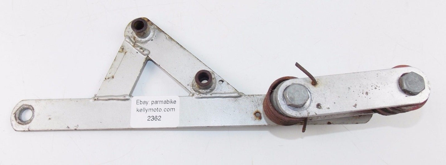 1969 HUSQVARNA 360C REAR BRAKE PLATE ANCHOR STAY + CHAIN GUIDE TENSIONER ROLLER - MotoRaider