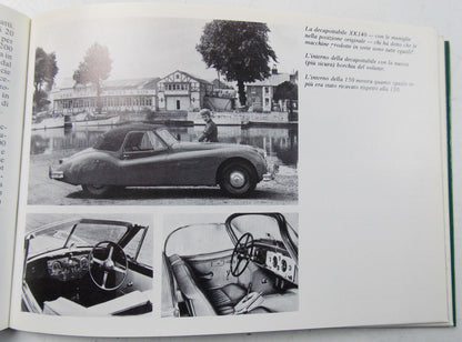 1980 JAGUAR HISTORY BOOK 4"X6" ITALIAN BOOKLET XK120 XK140 E-TYPE SS DAIMLER - MotoRaider