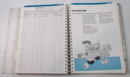 1993 BMW DEALER SERVICE DEPARTMENT APPOINTMENT BOOK K1 K100 R80 GS R100 GS1000 - MotoRaider