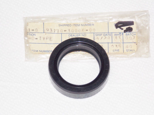 NOS FRONT FORK OIL SEAL SWO-TYPE YAMAHA 1981-1983 YT175J SR185H # 93110-30008 - MotoRaider