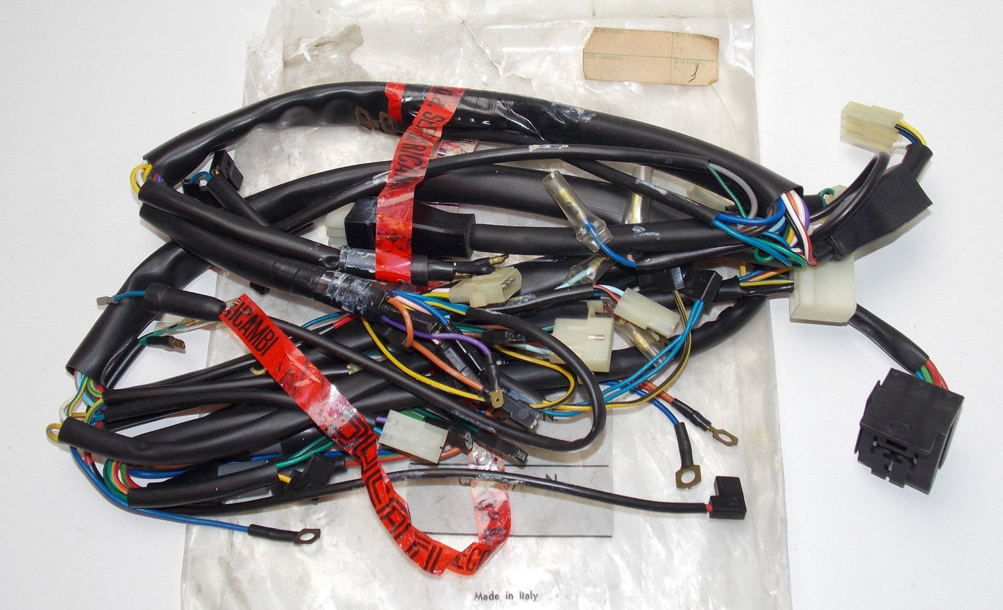 NOS CAGIVA ELECTRICAL SYSTEM WIRE HARNES CABLE 800039330 MORINI DUCATI HUSQVARNA - MotoRaider