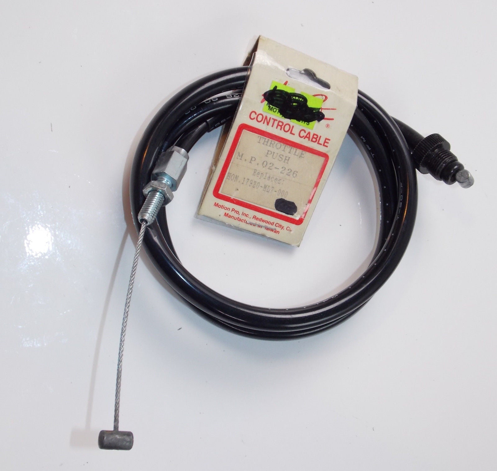 NOS HONDA 1986 1987 VFR700 THROTTLE CABLE B 17920-ML7-000 MP-02-226 - MotoRaider