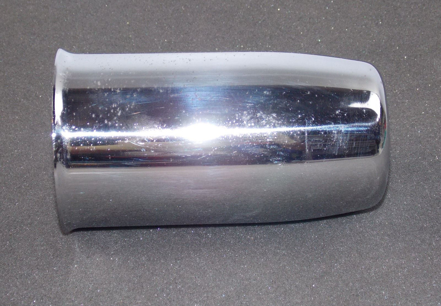 NOS VINTAGE CHROME EXHAUST MUFFLER TIP END PIECE D=3" BMW LAVERDA GUZZI DUCATI - MotoRaider