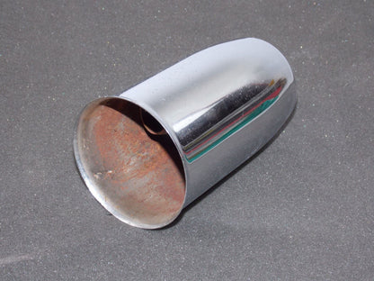 NOS VINTAGE CHROME EXHAUST MUFFLER TIP END PIECE D=3" BMW LAVERDA GUZZI DUCATI - MotoRaider