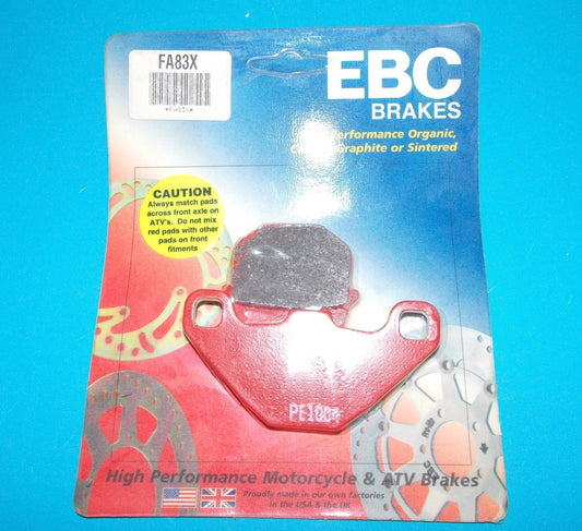 NOS EBC BRAKE PADS FA84X FITS HONDA KAWASAKI SUZUKI YAMAHA YEARS VARY 1982-2014 - MotoRaider