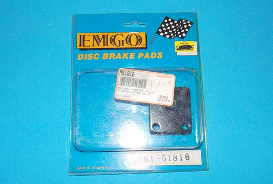 NOS EMGO BRAKE PADS 91-51815 FITS HONDA 1980-1987 KAWASAKI 1983 SUZUKI 1985-1987 - MotoRaider