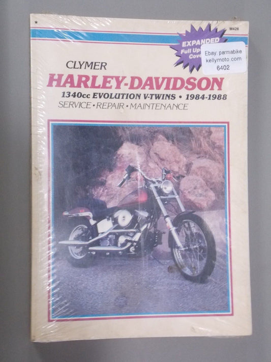 CLYMER MANUAL  #M426 HARLEY 1340 EVOLUTION V-TWINS  1984-1988 - MotoRaider