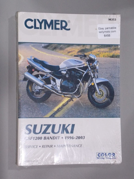 CLYMER MANUAL  #353 SUZUKI  GSF1200 BANDIT  1996-2003 - MotoRaider