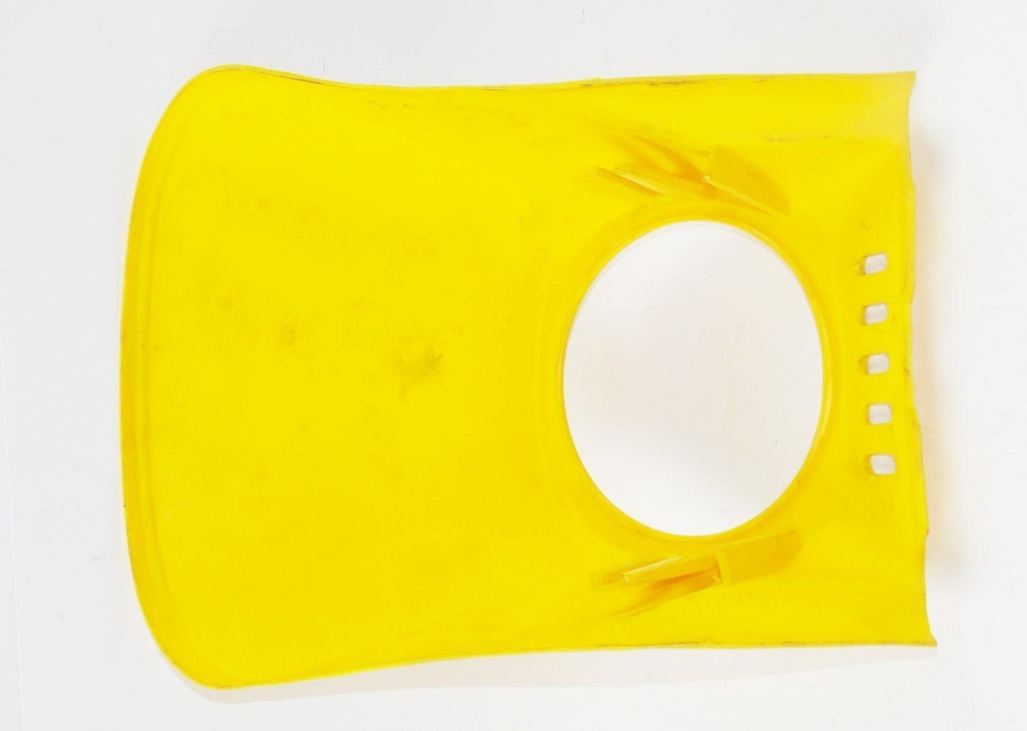 UNIVERSAL NONFANGO PK-533 FRONT NUMBER PLATE HEALDIGHT COWLING YELLOW ITALY - MotoRaider