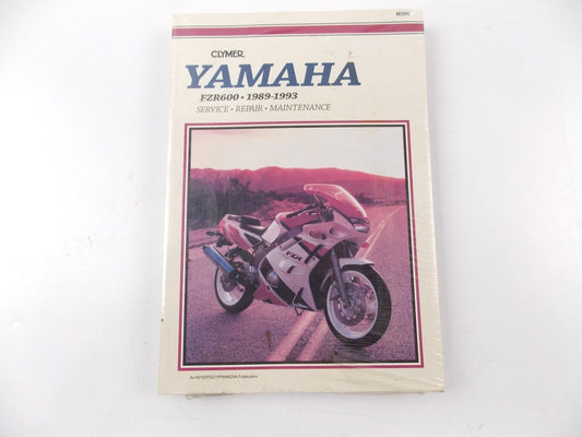 NOS 1989-1993 CLYMER YAMAHA SERVICE -REPAIR MANUAL FZR600 M396 - MotoRaider