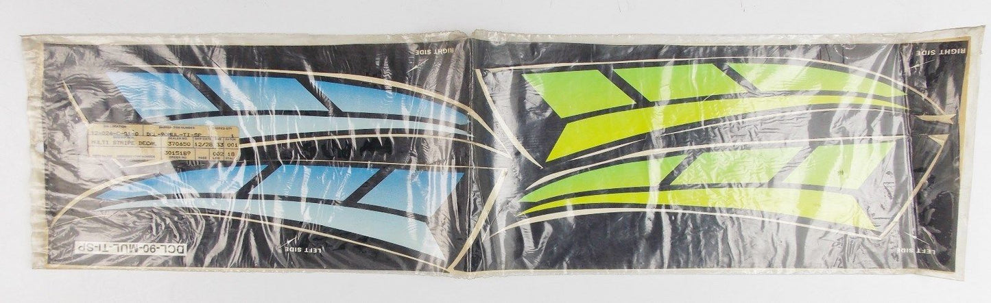 NOS OEM DCL  MULTI STRIPE DECAL  DCL-90MUL-TI-SP - MotoRaider