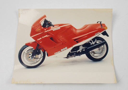 1980's DUCATI PASO 906 COLOR PHOTO ORIGINAL DEALER FACTORY - MotoRaider