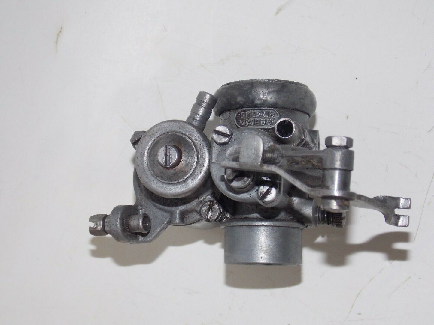 MA19BS5 19mm CARBURETOR DELLORTO 1960 LAMBRETTA 150LI II SERIES VINTAGE SCOOTER - MotoRaider