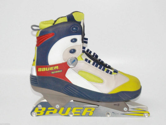 NEW 1990'S BAUER MEN INLINE SKATE LIGHTSPEED RIGHT ONLY SIZE 10 UK 9 EU 44 - MotoRaider