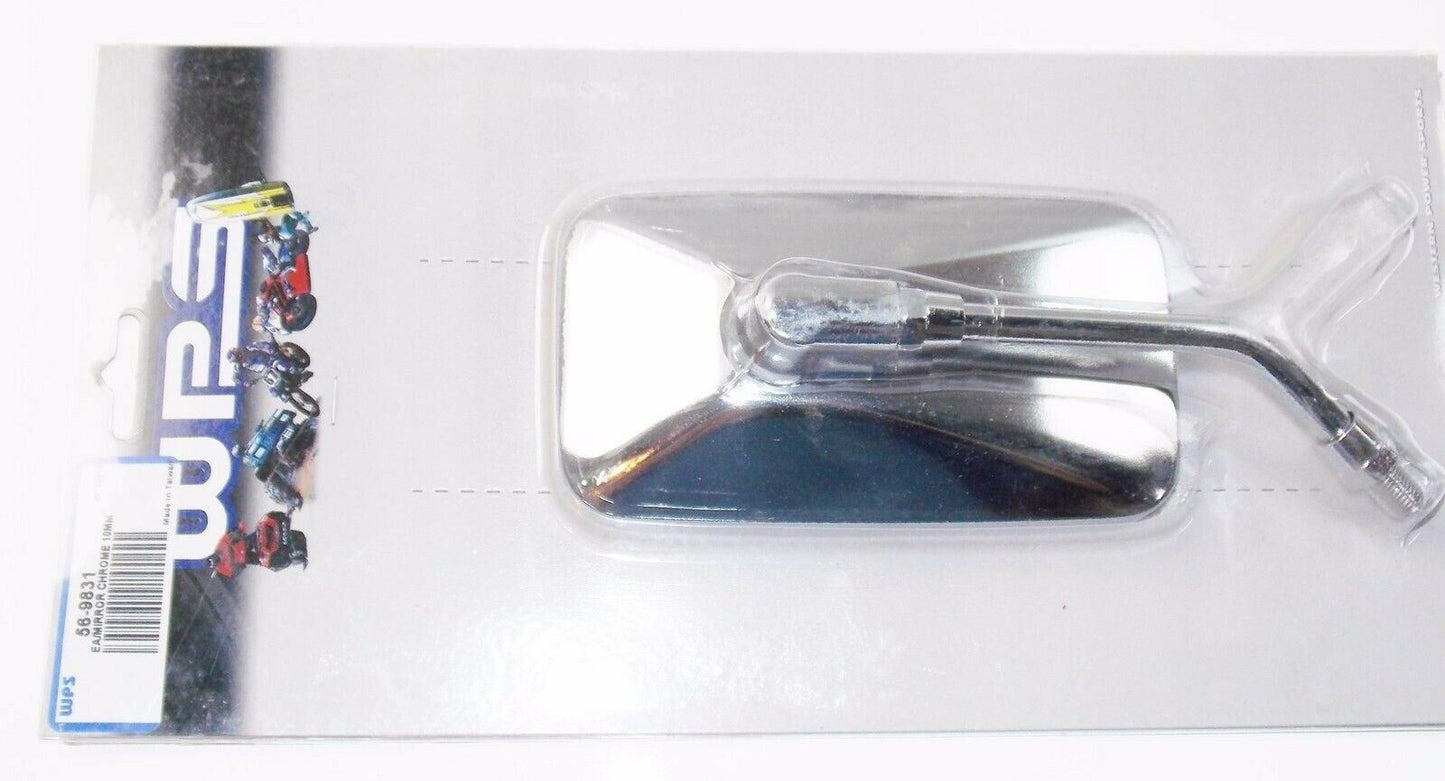 WPS 56-9831 EA CHROME LH MIRROR HONDA 83-85 VT500C/750C/1100C OE # 88120-ME9-671 - MotoRaider