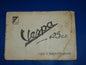 1952 VESPA 125 ORIGINAL USE MAINTENANCE OWNER BOOK MANUAL 6.75"x4.75" VINTAGE - MotoRaider