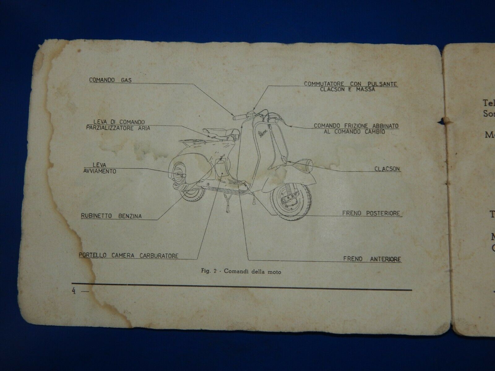 1952 VESPA 125 ORIGINAL USE MAINTENANCE OWNER BOOK MANUAL 6.75"x4.75" VINTAGE - MotoRaider