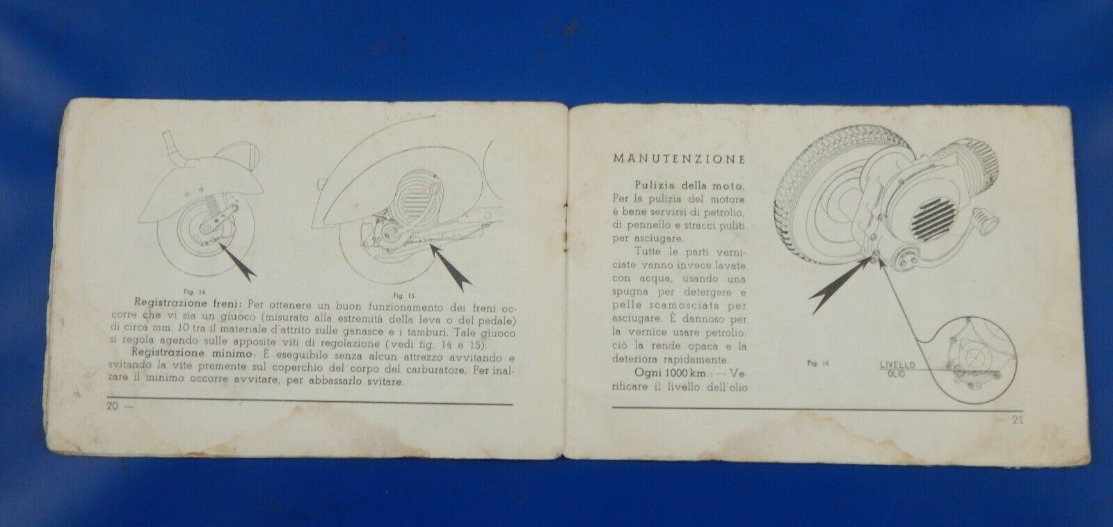 1952 VESPA 125 ORIGINAL USE MAINTENANCE OWNER BOOK MANUAL 6.75"x4.75" VINTAGE - MotoRaider