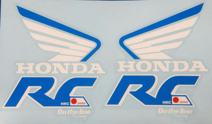 1980's "HONDA RC HRC JAPAN ON THE LINE RACING" STICKER DECAL CR 125 250 500 VRP - MotoRaider