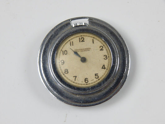 VINTAGE POCKET WATCH \SWISS MADE D=42mm CLEAR BACK SHOCK ABSORBER NON MAGNETIC - MotoRaider