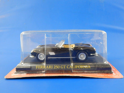 FERRARI 250 GT CAIFORNIA SPIDER CABRIO BLACK TOY CAR MODEL SCALE 1:43  L=4" - MotoRaider