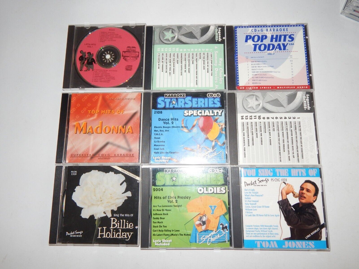 61 CD+G KARAOKE MACHINE MUSIC SING SONG ROCK POP DANCE ELVIS SINATRA MADONNA MJ - MotoRaider