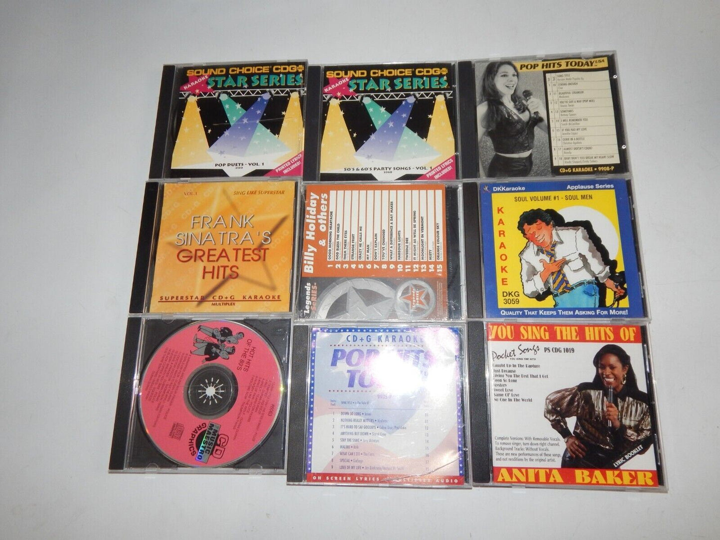 61 CD+G KARAOKE MACHINE MUSIC SING SONG ROCK POP DANCE ELVIS SINATRA MADONNA MJ - MotoRaider