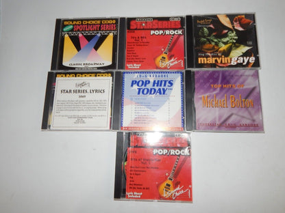 61 CD+G KARAOKE MACHINE MUSIC SING SONG ROCK POP DANCE ELVIS SINATRA MADONNA MJ - MotoRaider