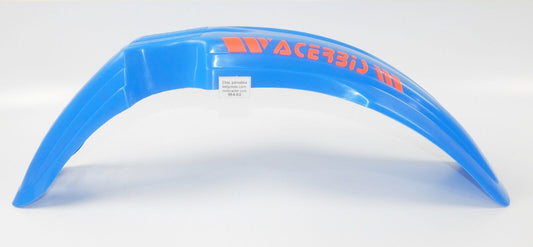 ACERBIS BAJA 80-14 MUD GUARD FRONT FENDER BLUE PLASTIC HUSQVARNA CAGIVA YAMAHA - MotoRaider