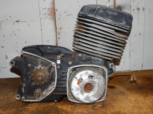 1974 HUSQVARNA 450 WR ENGINE MOTOR 2031 CASES CYLINDER CRANK TRANSMISSION CLUTCH - MotoRaider