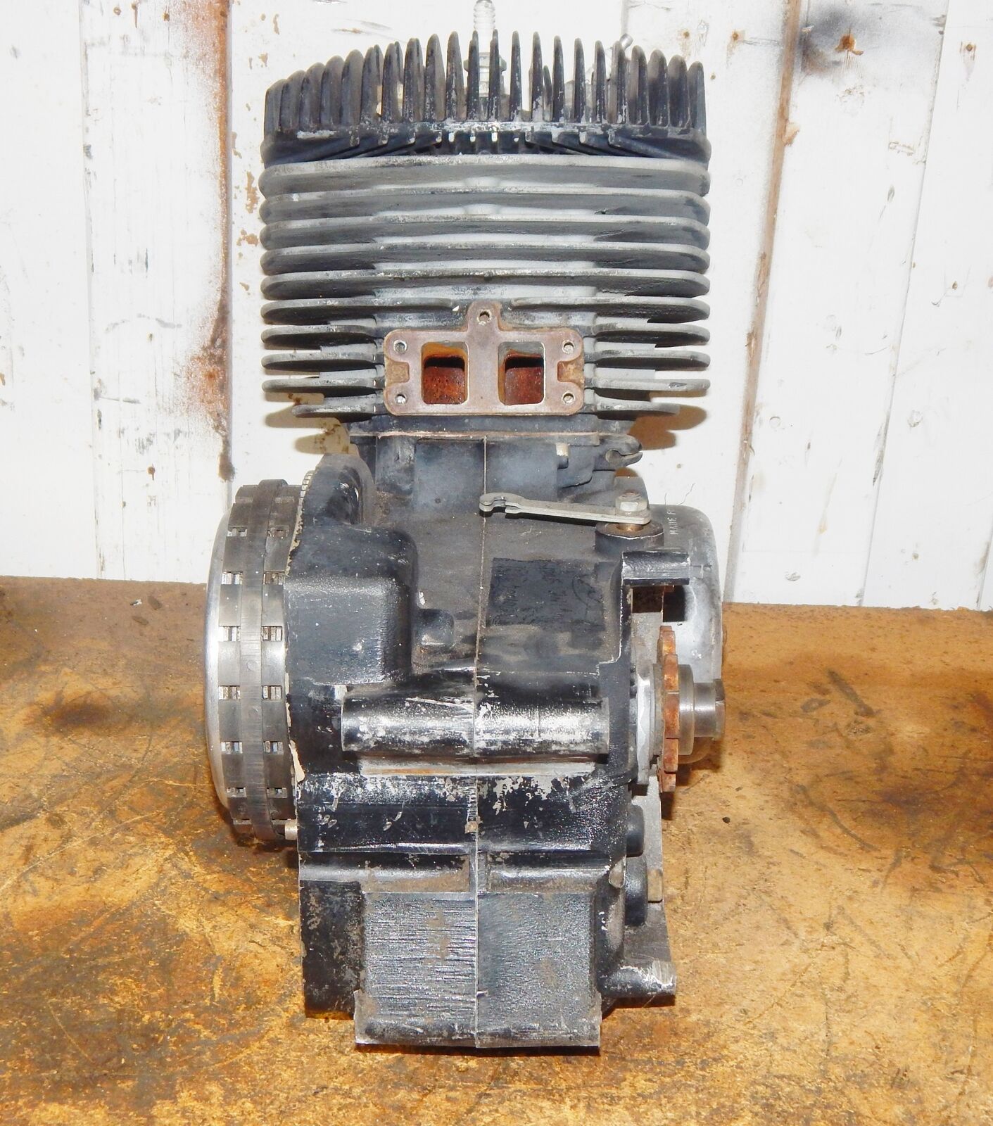 1974 HUSQVARNA 450 WR ENGINE MOTOR 2031 CASES CYLINDER CRANK TRANSMISSION CLUTCH - MotoRaider