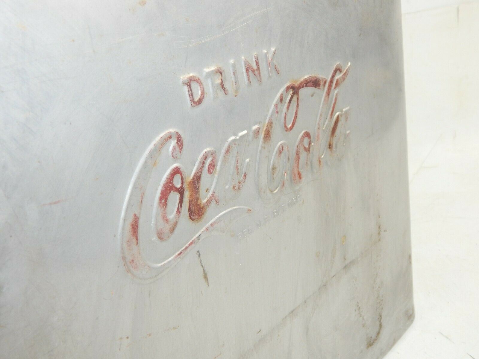 1950's STAINLESS COCA COLA PORTABLE COOLER+TRAY+LID VINTAGE CHEST SODA - MotoRaider