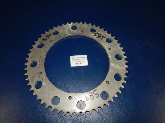 1970's ALLOY 58T REAR WHEEL SPROCKET HERCULES DKW SACHS GS MC 125 175 9020350358 - MotoRaider