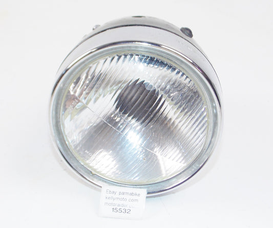 1972 MORINI CORSARO 125 FRONT HEADLIGHT SHELL RING REFLECTOR LENS C.E.V 8691 - MotoRaider