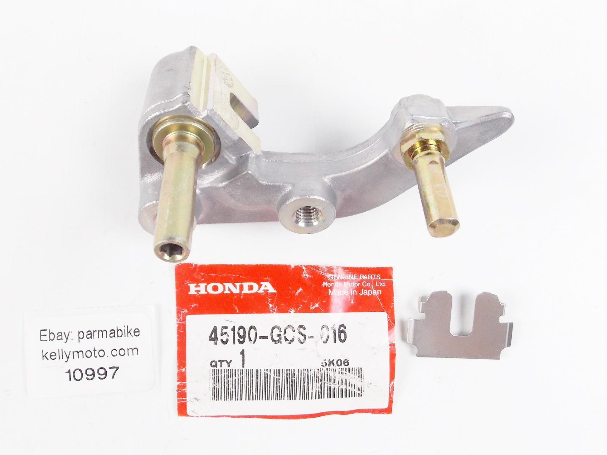 OEM HONDA 2000-2006 NES125 2006 SH150 BRACKET SUB ASSY LEFT F BRAKE 45190-GCS016 - MotoRaider