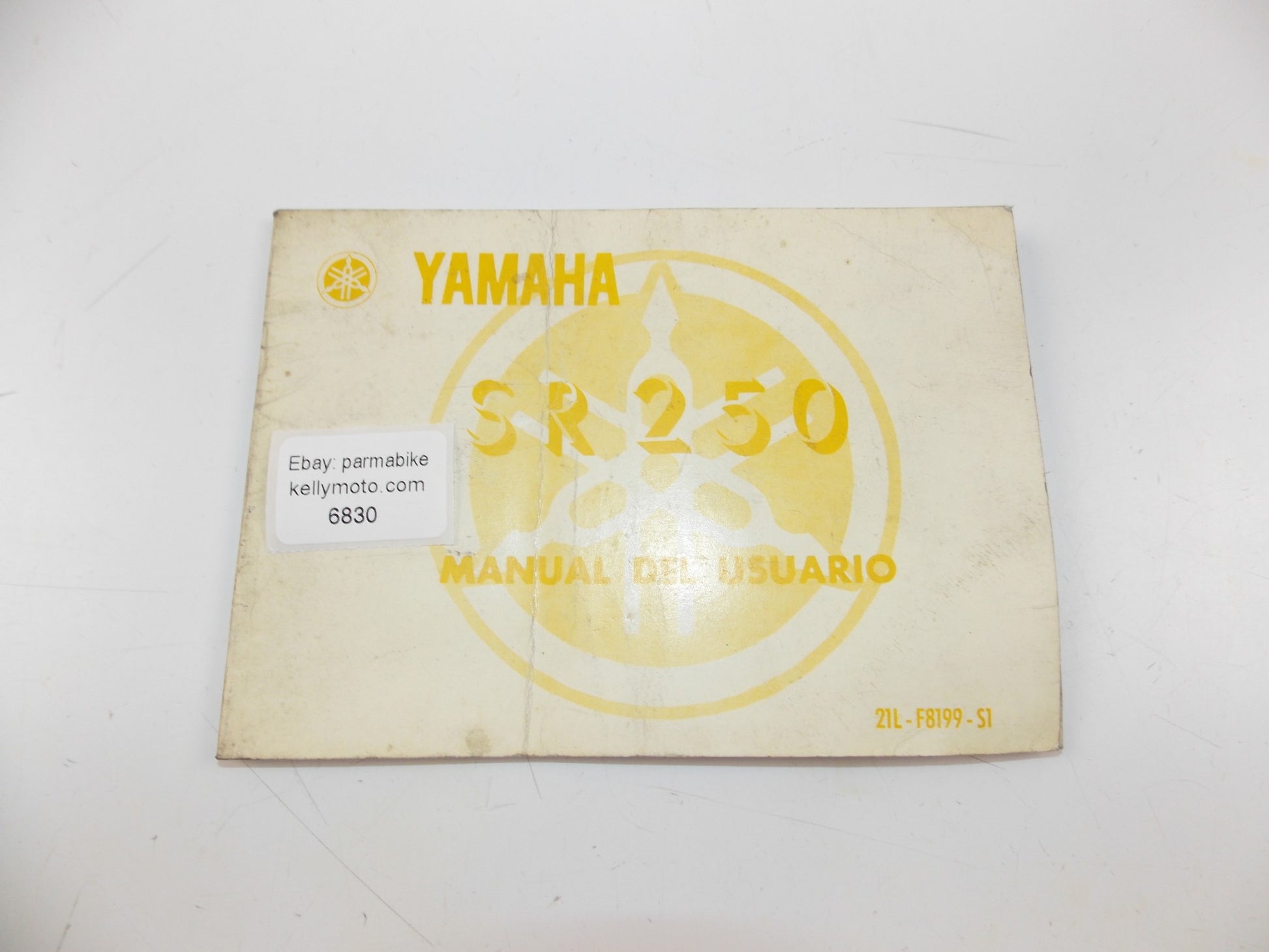 06/1985 YAMAHA OWNER'S MANUAL CATALOG USE MAINTENANCE BOOK SR-250 SPANISH - MotoRaider