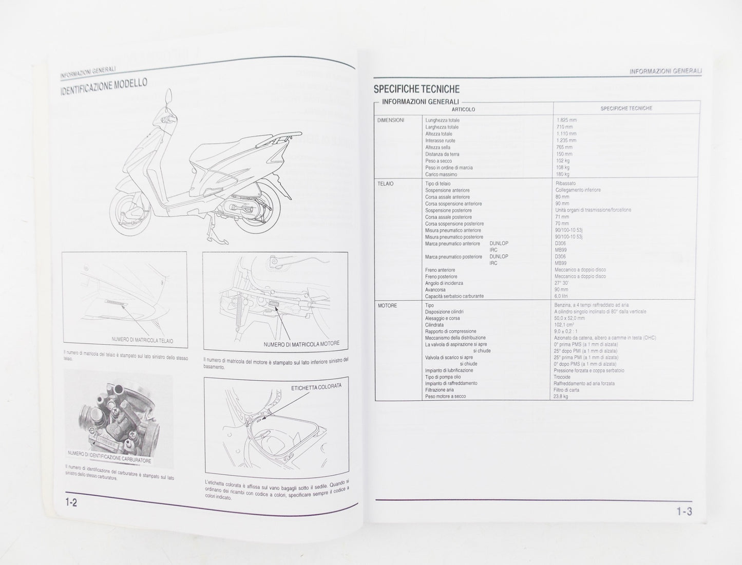 HONDA SCV100 LEAD WORKSHOP MANUAL REPAIR MECHANICAL SERVICE BOOK ITALIAN - MotoRaider