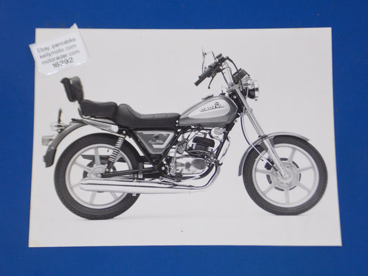 1980's CAGIVA LOW RIDER ORIGINAL DEALER PHOTO VINTAGE BROCHURE AD 9.5x7" - MotoRaider