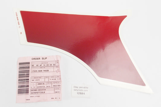 OEM HONDA 1997-99 XL600V TRANSALP MARK DECAL FUEL TANK L. TYPE2 17535-MAW-760ZB - MotoRaider