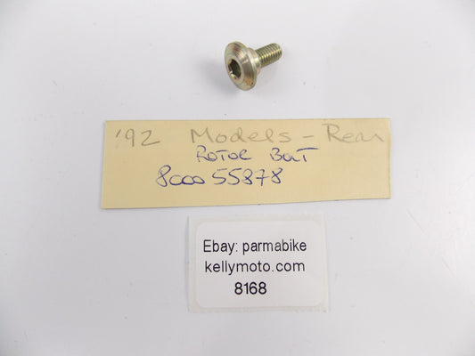 NOS 1992 HUSQVARNA TC610 TE630 TXC511 SM610 SMR630 REAR ROTOR BOLT 800055878 - MotoRaider