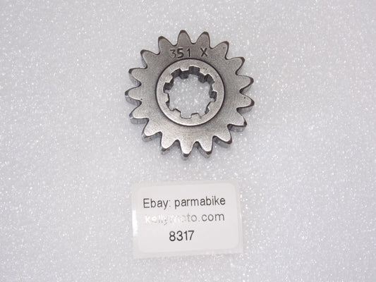 OEM 1986 HUSQVARNA CR 125 TRANSMISSION GEAR WHEEL 17T 351X 161235101 - MotoRaider