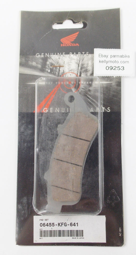 NOS OEM 1998-2002 HONDA FES 125 PHANTEON FRONT BRAKE PADS SET 06455-KFG-641 - MotoRaider