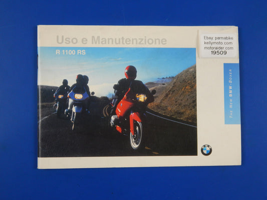 OEM BMW R100R 1993 R100RS USER MAINTENANCE OWNERS MANUAL BOOK 01449799044 - MotoRaider