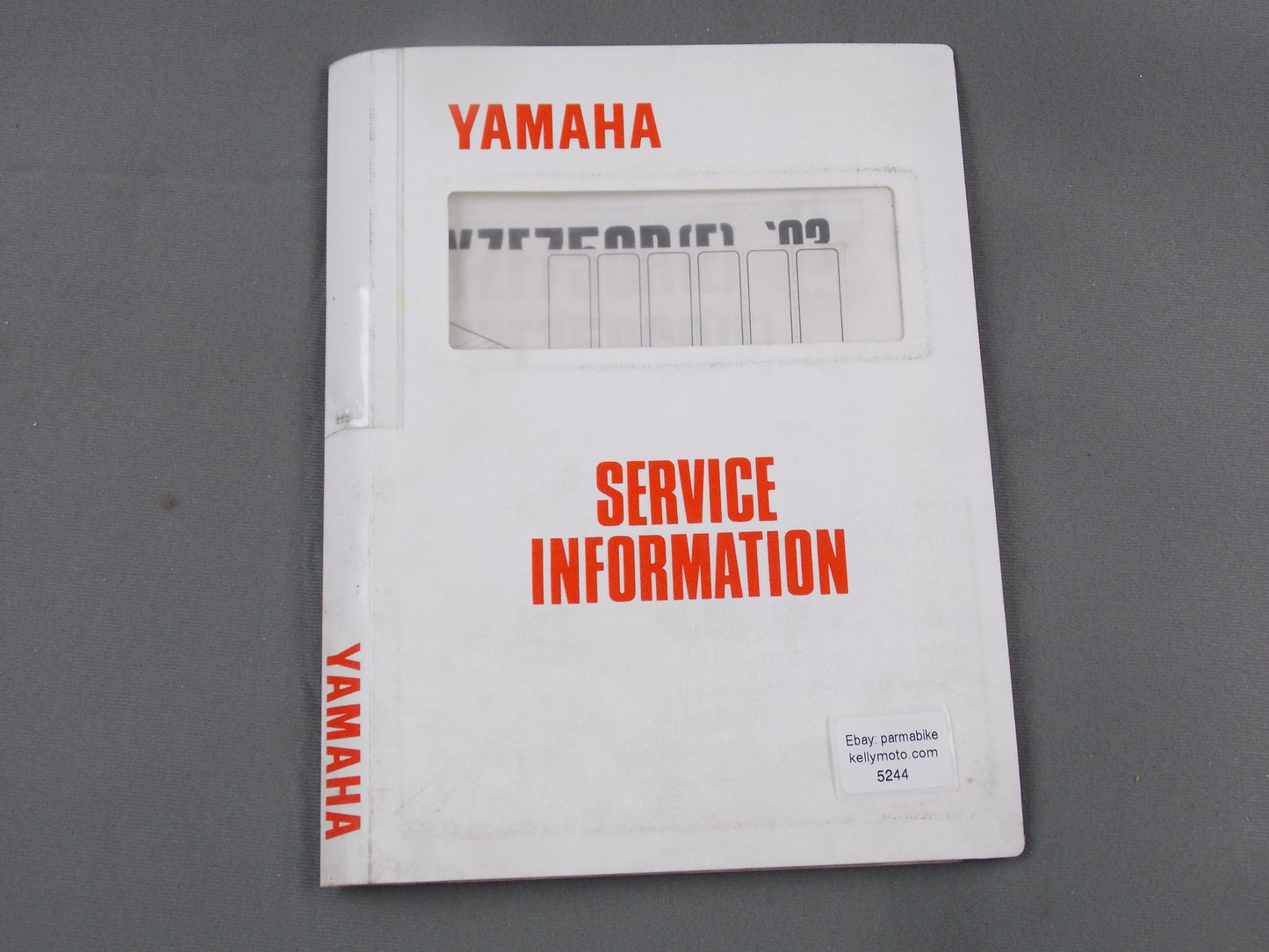 YAMAHA 1993 YZF750R(E) YZF750SP(E) SERVICE INFORMATION MANUAL ITALIAN # 4HD-SI1 - MotoRaider